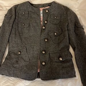 Moschino Cheap and Chic Vintage Grey Military Jacket